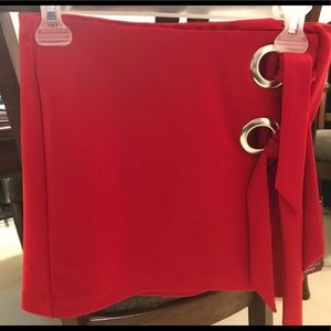 Short Red skirt size M